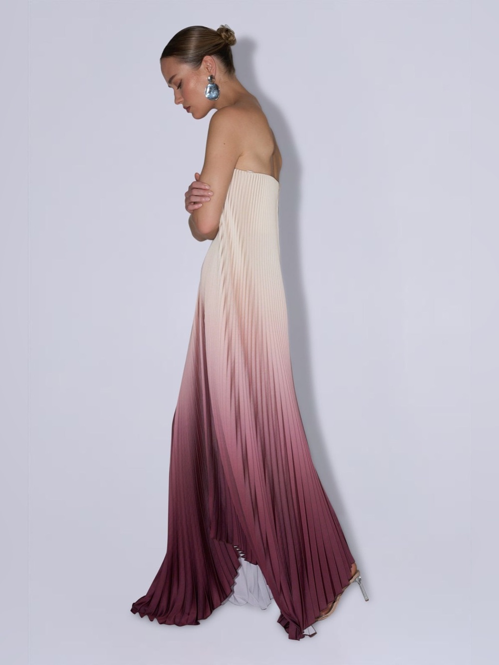 BLACK TIE GOWN in SOUFFLE by L’IDEE - Picture 2 of 12